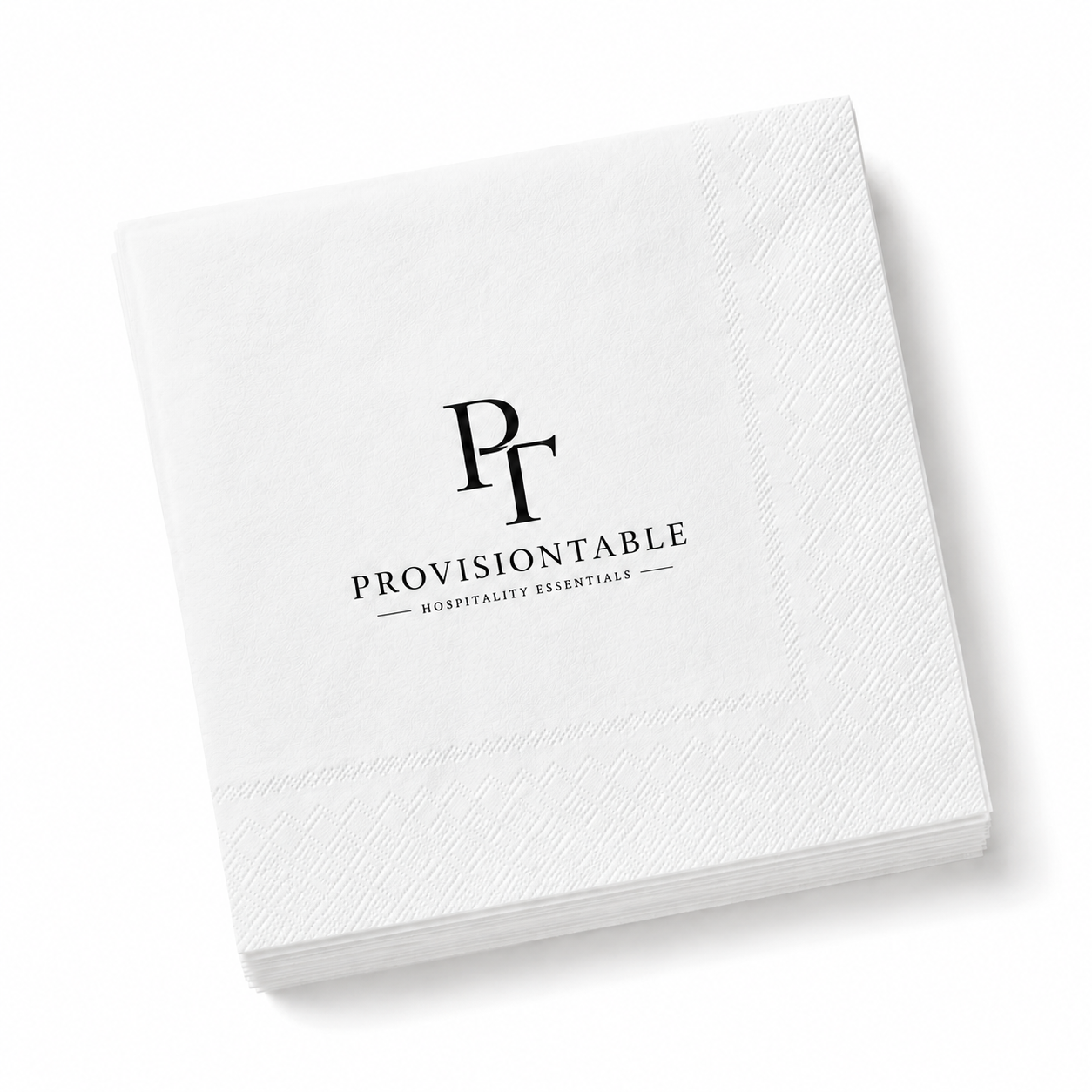 Custom White Restaurant Napkins