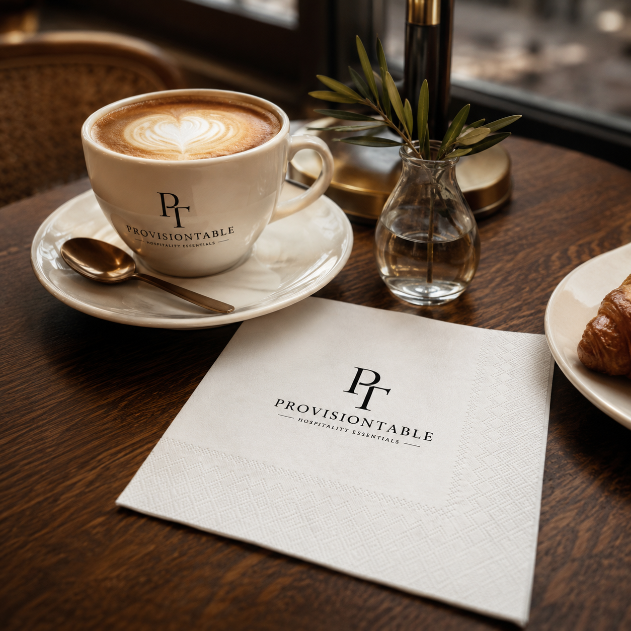 Custom White Restaurant Napkins