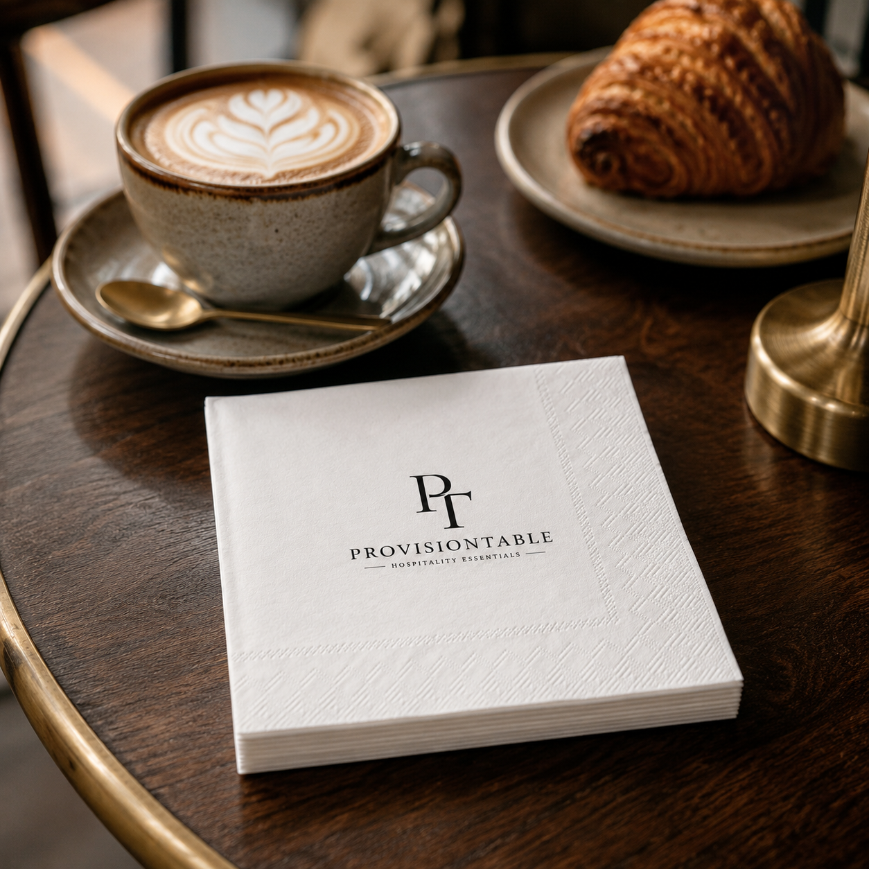 Custom White Restaurant Napkins