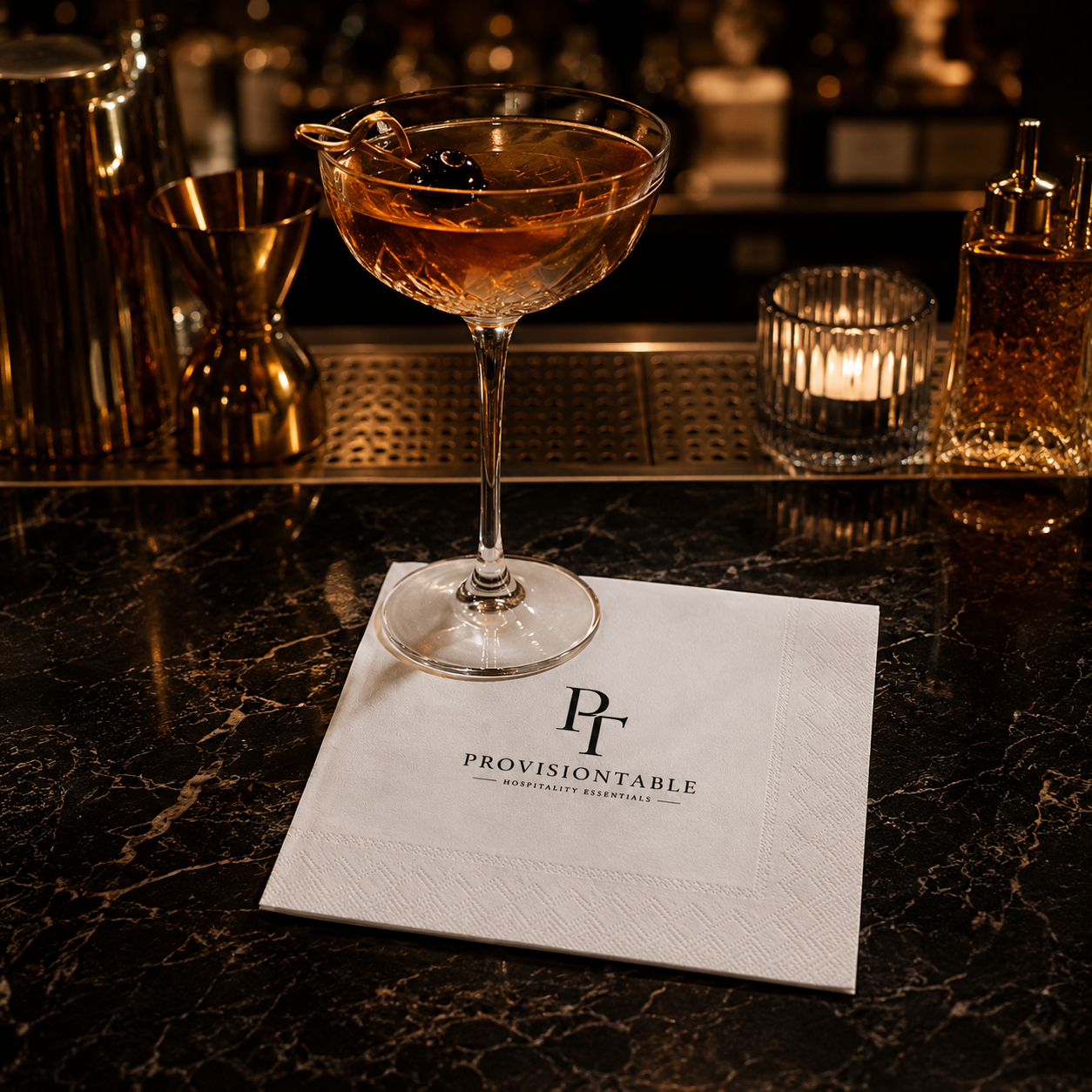 Custom White Restaurant Napkins