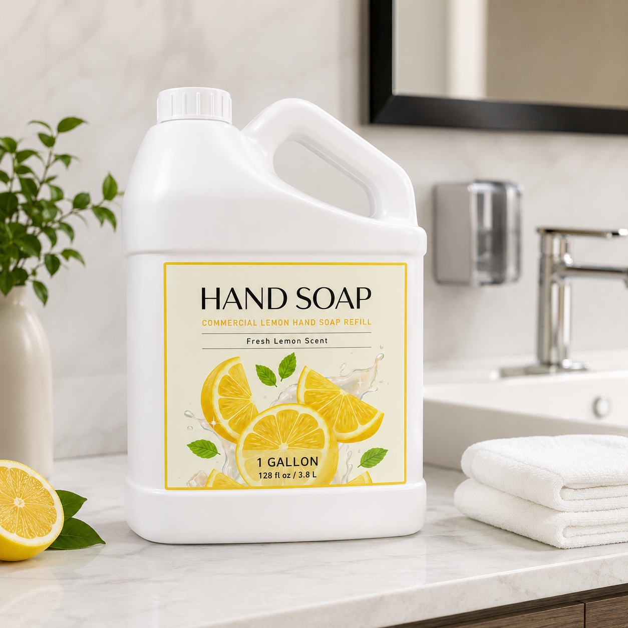 1 Gallon Commercial Lemon Hand Soap Refill