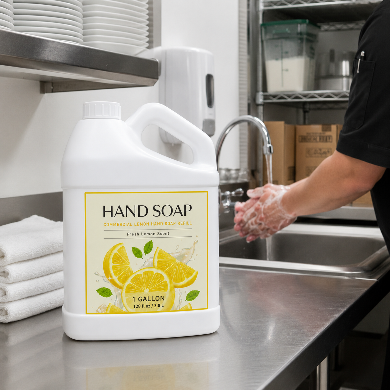 1 Gallon Commercial Lemon Hand Soap Refill