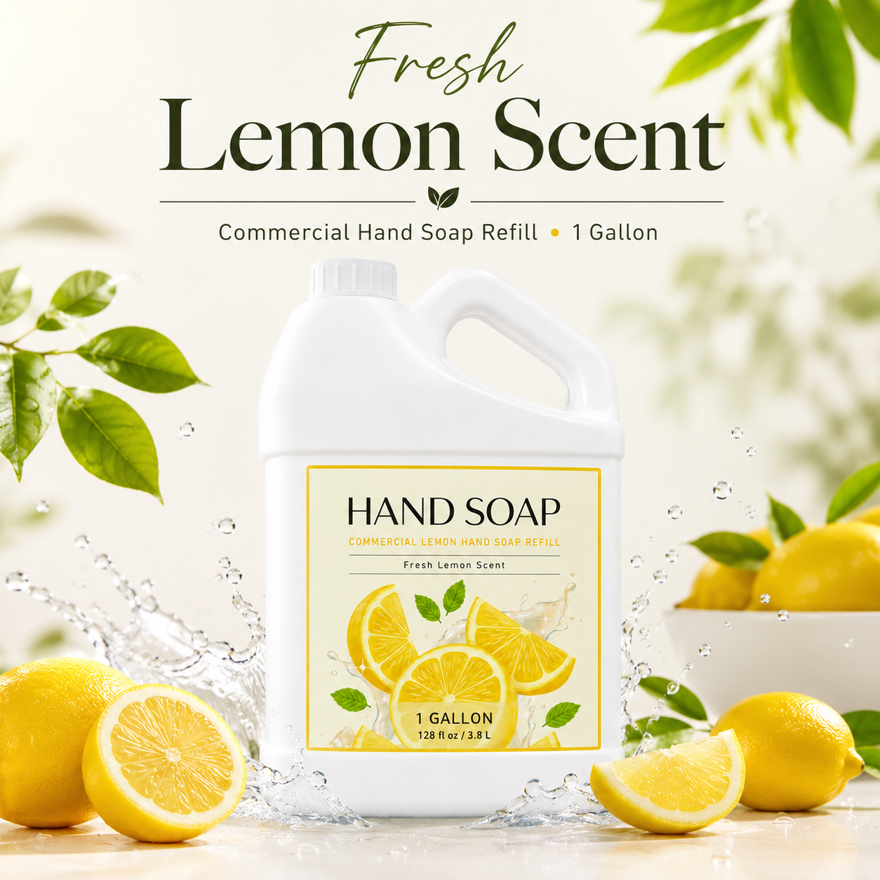 1 Gallon Commercial Lemon Hand Soap Refill