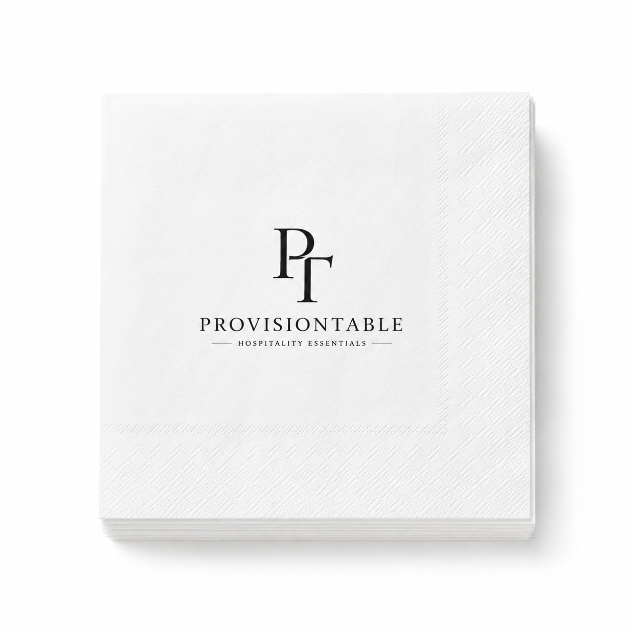 Custom White Restaurant Napkins