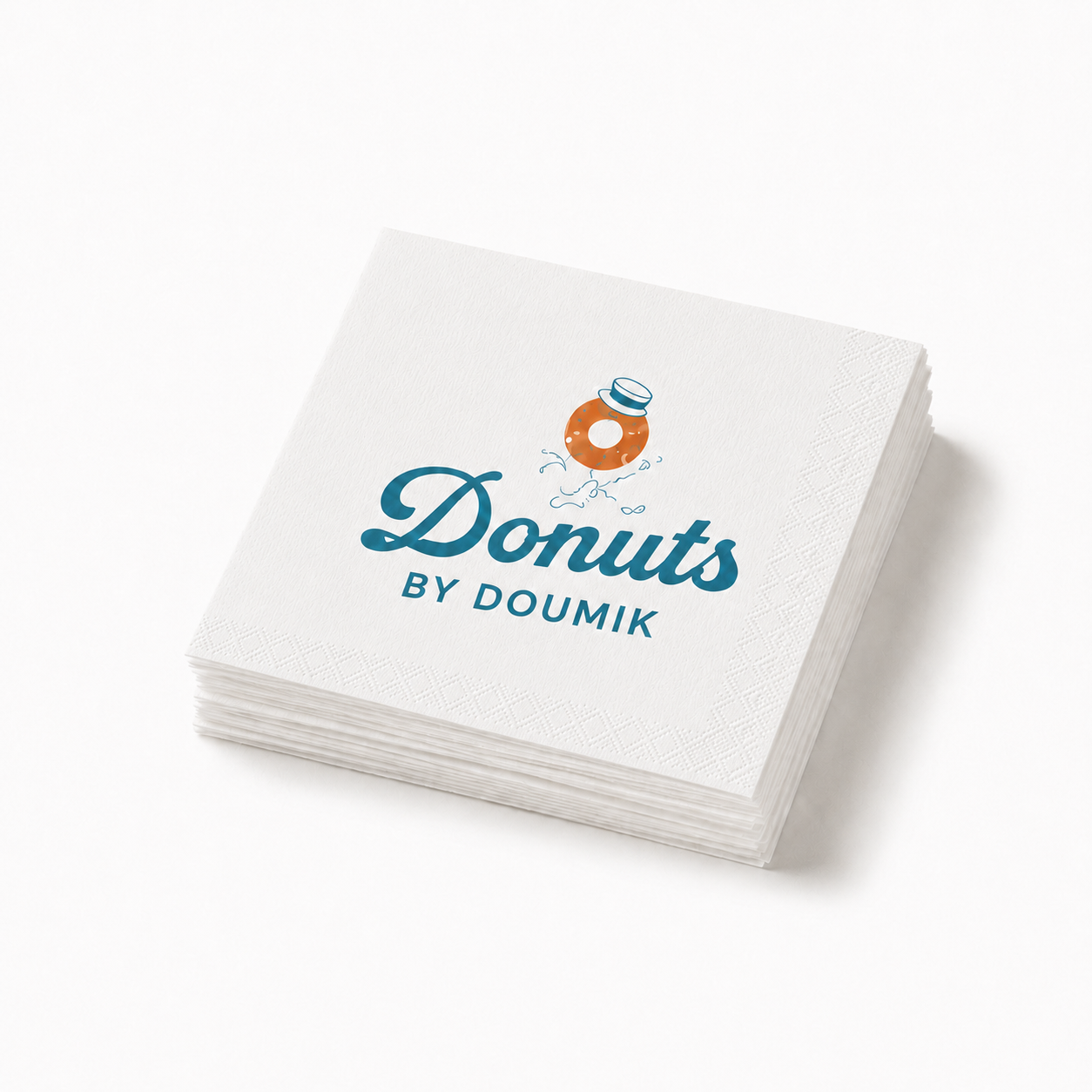 Custom White Restaurant Napkins